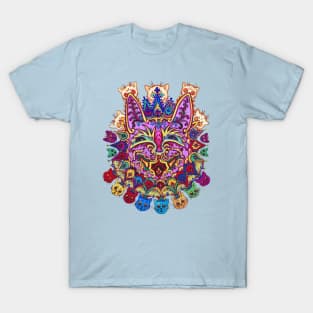 Louis Wain, Cat with Cat Necklace T-Shirt